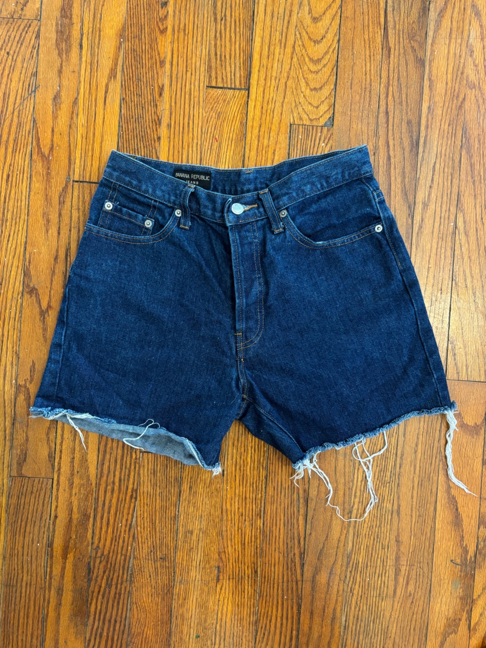 Banana Republic Dark Blue Denim Jean Shorts